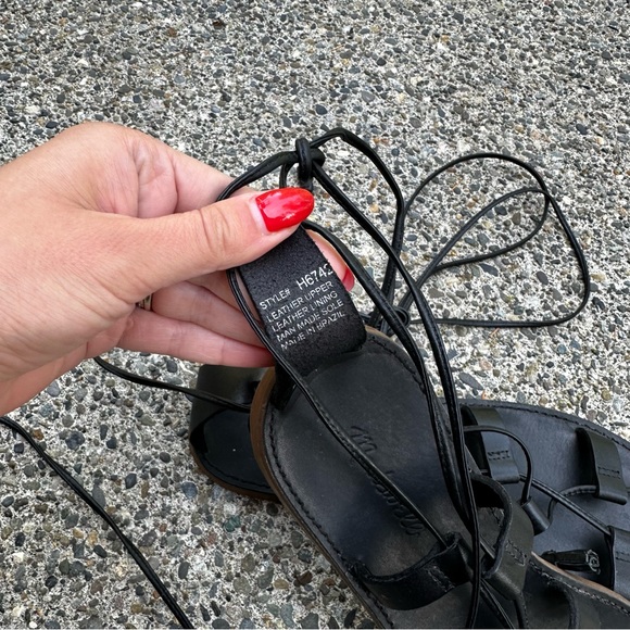 Madewell The Boardwalk Lace Up Sandals - Picture 8 of 8